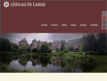Tablet Screenshot of chateaudelassay.com